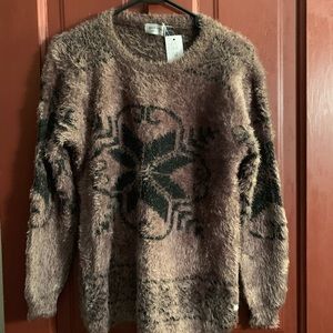 Women’s brown Christmas sweater